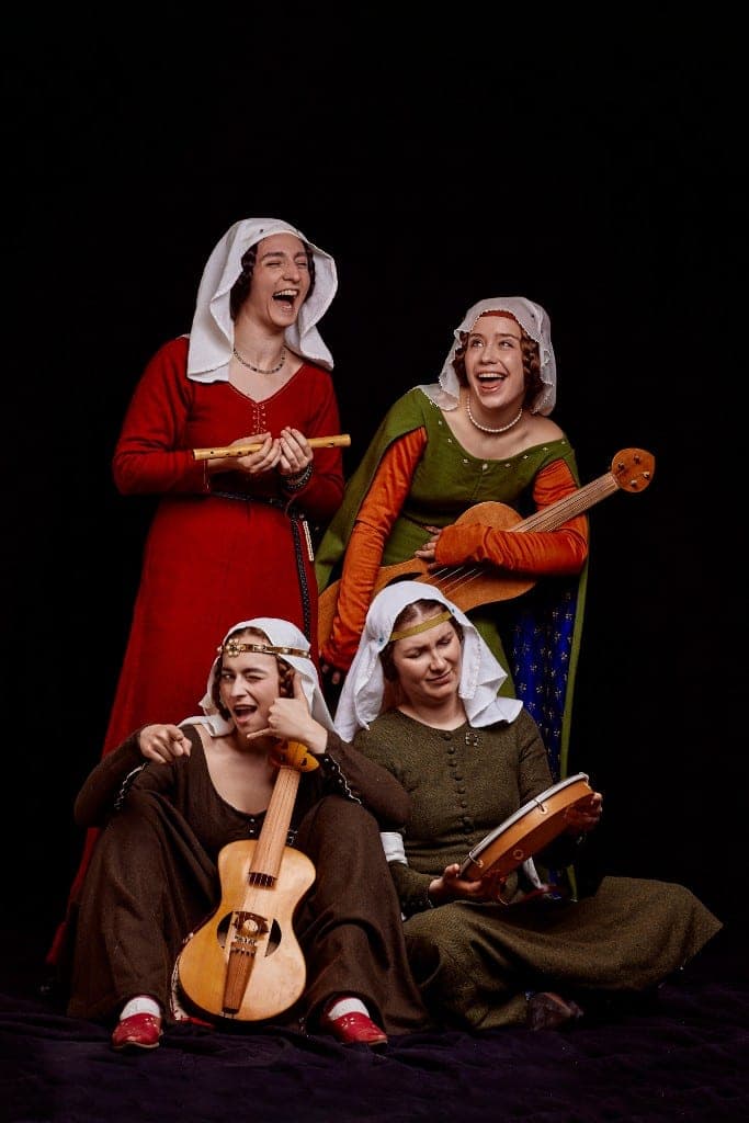 The Medievals ensemble in historical dress